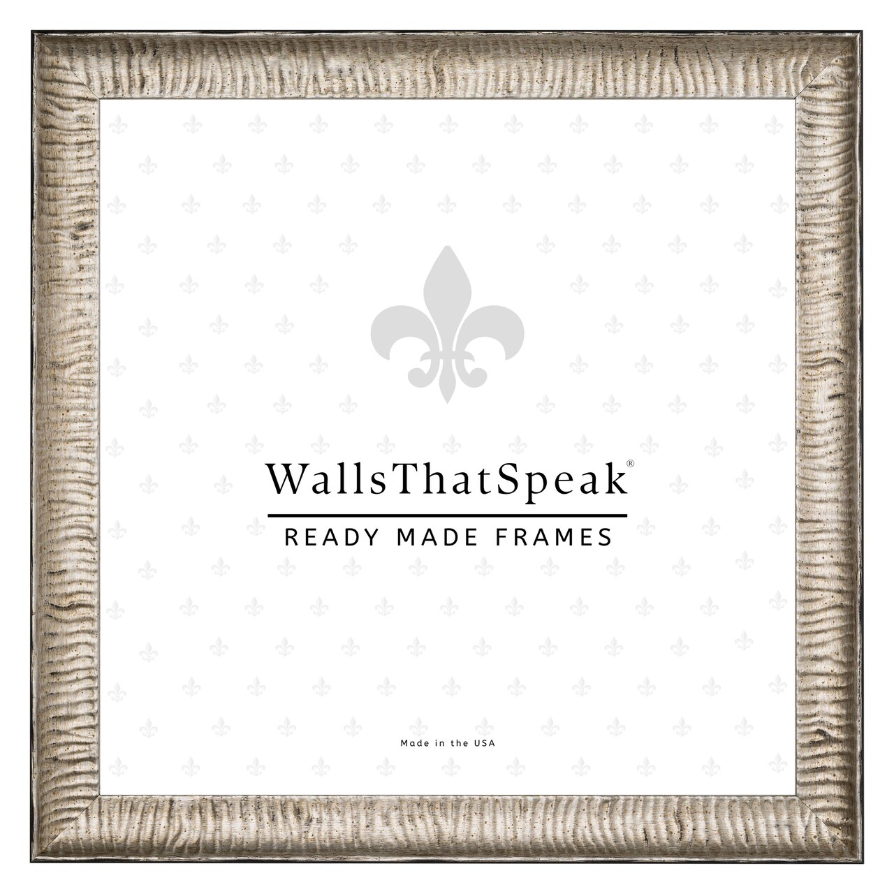 24x24 Picture Frame, Safari 1.5 Inch Wood Moulding, Wall Display Frame for Art, Posters, or Photos by wallsthatspeak